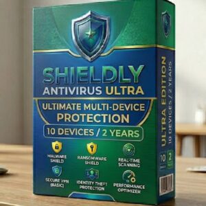 Shieldly Antivirus Ultra(10 Devices/2 Years)